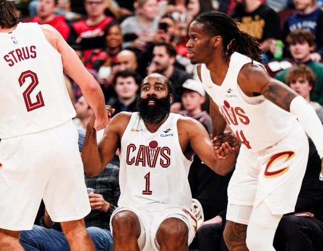 哈登独挑大梁率骑士险胜公牛 泰森首发首秀获认