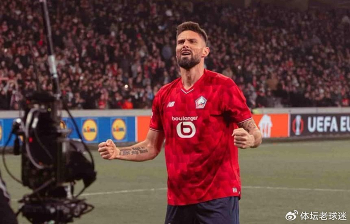 40岁吉鲁欧联绝杀创纪录 法甲10球领跑