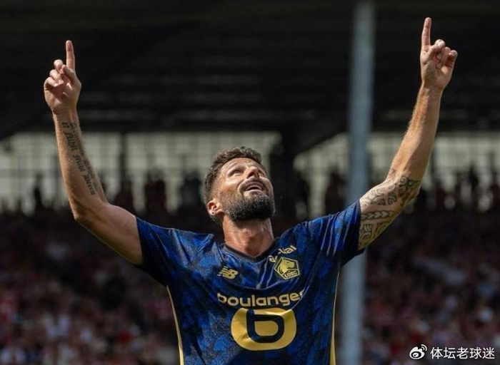 40岁吉鲁欧联绝杀创纪录 法甲10球领跑