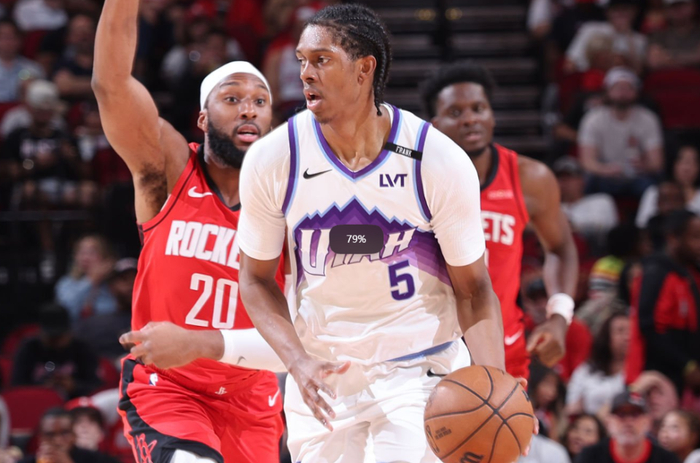 火箭轻取爵士送对手8连败 阿门误伤小史密斯引关