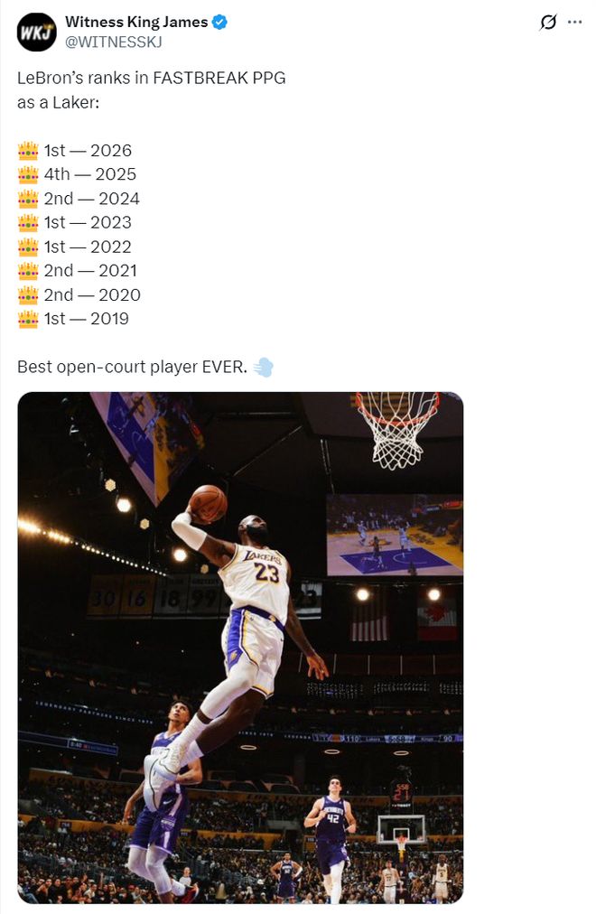 41岁勒布朗单核带队备战季后赛 身体状态与历史